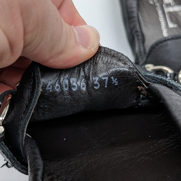 Agl Attilio Giusti Leombruni Black Leather Ballet Flat Driving Loafer 7.5 - Picture 11 of 12